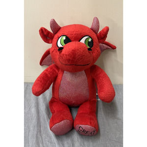 Build A Bear Magic Quest Red Dragon Ellie 15" Plush Great Wolf Lodge Exclusive